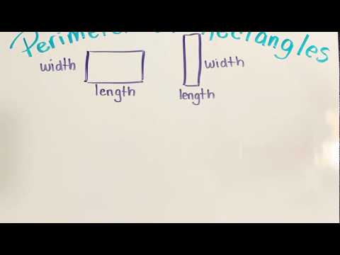 Perimeter of a rectangle problem solving