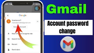 How To gmail account password change 2024.