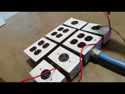 Voltage test on custom dual voltage PDU
