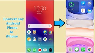 Convert any Android Smartphone to IPhone | iOS in Android