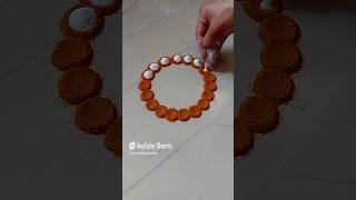 Rangoli designs for beginners easy #rangoli #rangolidesigns #rangolidesignsforbeginners #shorts