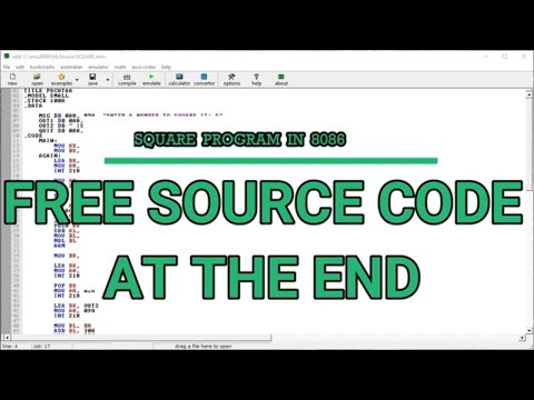 Finding Square of a Number In x86 Assembly Language