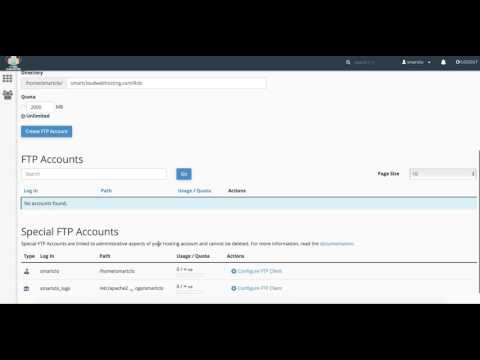 How to create FTP account in cPanel @ CP CLOUD HOSTING