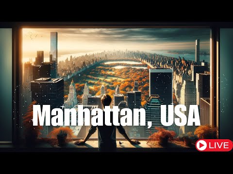 Manhattan Melodies - Lofi Lounge - Urban Chill in Central Park's Embrace #lofilounge