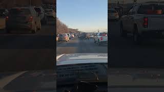 AGAIN, SAME OL' BS. #traffic #I376 #pittsburgh #I95 #philadephia #dc #delayed #always #shortsfeed