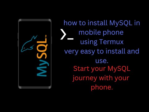 How to install MySQL in mobile phone || MySQL in mobile || how to install MySQL in Termux.