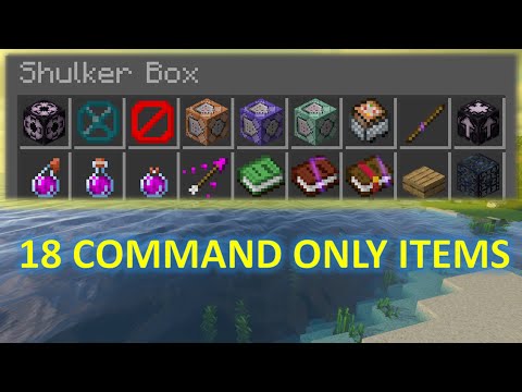 18 Items You Can ONLY Get With COMMANDS In Minecraft!