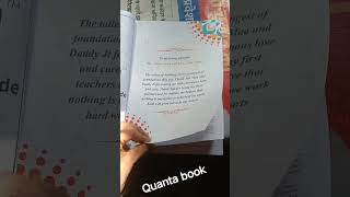 Quanta book by Aasish sir .  #4k #shorts #shortsvideo #education