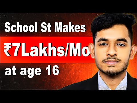 16 YEAR OLD SCHOOL STUDENT MAKES 7LAKH/MONTH🤯😱| Prathamesh Pisal