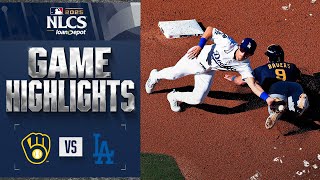 Brewers vs. Dodgers NLCS Game 3 Highlights (10/16/25) | MLB Highlights