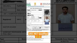 UGC NET Qualified 🥳#ugcnet #keshu28 #ugcnetexam