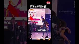 Private Engineering College 👀 First vs Last Year #shorts #class12 #college #collegelife #engineering