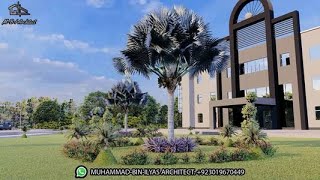 KFUEIT Community Centre Plantation/Landscaping Design | Designed by Muhammad Bin Ilyas Architect.
