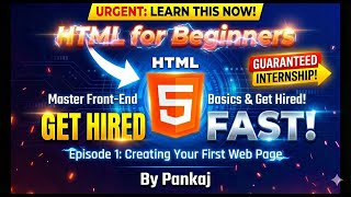 HTML Basics for Beginners | Start Your Frontend Journey