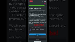Lesson Takeaways for Java Variables #codelearning #javalanguage #coding #learntocode #tutorial