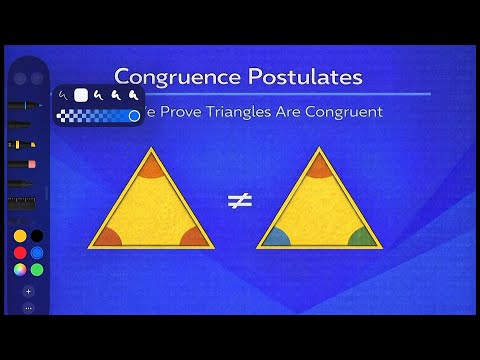 Geometry Lesson 7 - Congruence Postulates
