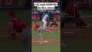 102 mph PAINTED by Ben Joyce #mlb #angels