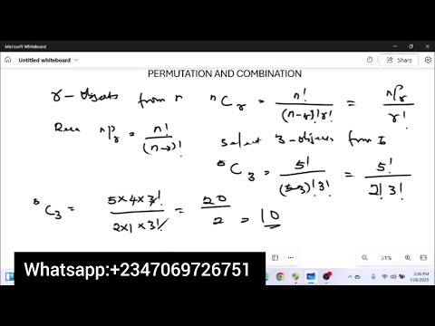 Permutation and Combination Pt2.