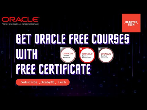 ORACLE Free Courses with Free Certificates | Free Oracle Certification | SQL Developer Courses |