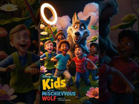 "Kids vs Mischievous Wolf 🐺 | Hilarious Adventure for Kids 😂" #comedy #childrensadventure