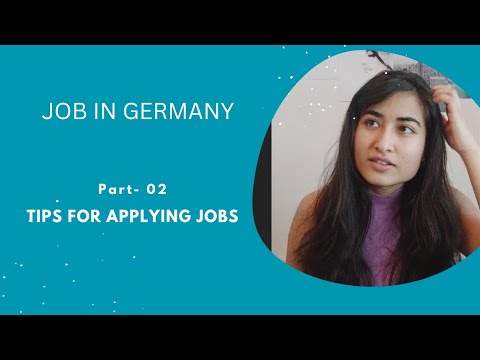 Job in Germany- Tips to apply
