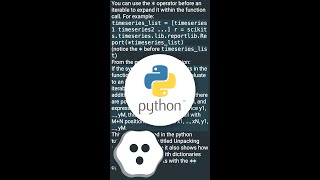 Converting list to *args when calling function #shorts