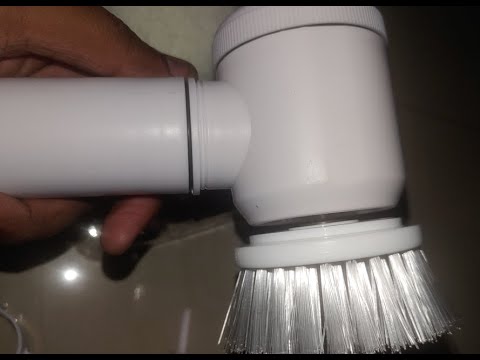 Review(Teardown) Cheap electric scrubbing brush teardown magic brush 5 in 1 polisher,scrubber.