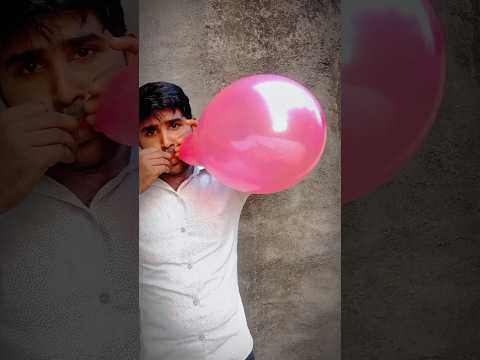 Biggest Balloon मुंह से सबसे बड़ा गुब्बारा फुलाया #shorts