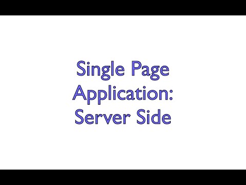 SPA - Server Side