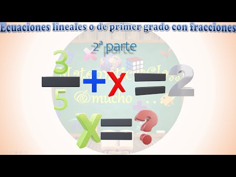 Ecuaciones de primer grado ⅠⅠ