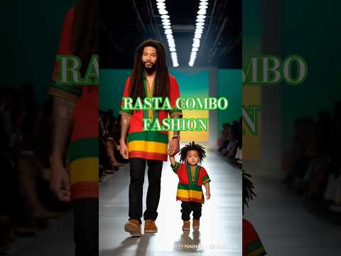Reggae  Vibes Fashion #reggae  #reggaelovers #aifashion #rastafari  #daddyson  #babyfashion