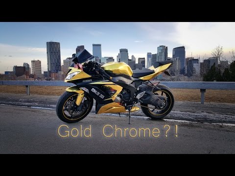 Gold Chrome ZX6R!