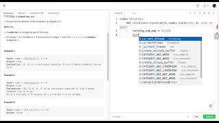 Leetcode 523 - Facebook Interview Question