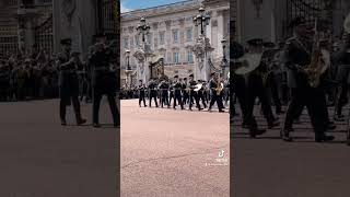 RAF changing the guard at Buckingham palace