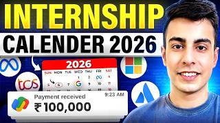 This Internship Calendar Decides Your 2026 Placement | Don’t Miss These Dates