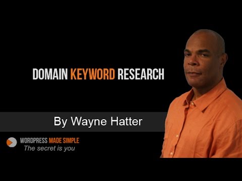 Using Keyword Research To Find A Niche Domain Name For Your Target Market