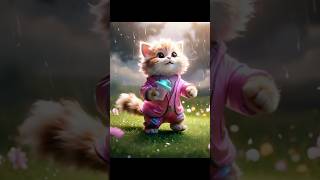 Viral cat song😍#aicats #cuteanimal #animation #childrensentertainment #animalssong #kidsedunetwork