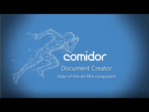 Comidor RPA | Document Creator Component | Purchase Order Case