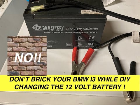 BMW I3 Stop System Errors when changing 12V battery