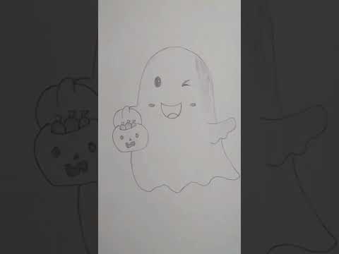 Cute ghost 👻#viral #sketch