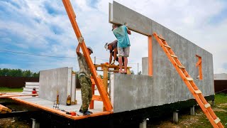 Inexpensive house in 2 weeks. Full construction process