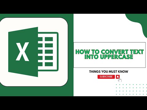 How to Convert text into UPPERCASE in MS-EXCEL#msexcel#uppercaseletter #msexcelformulas #learnexcel