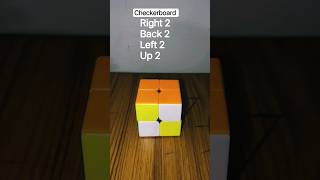 Checkerboard  pattern #cube #2by2 #rubikscube #easytutorials #cubepatterns #cuber