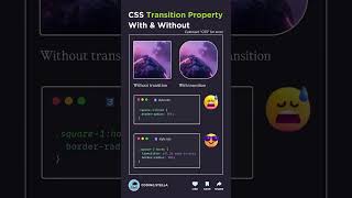 CSS transition property with & without 🫵🏻