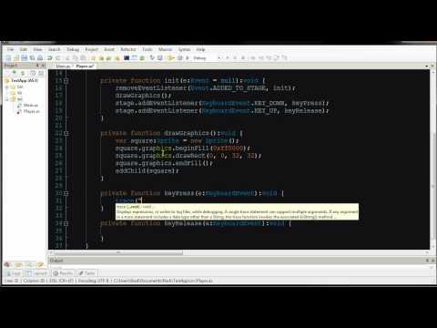 AS3 Game Development - 3 - Controls [Part 2]