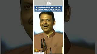 #Shorts | Devendra Fadnavis takes oath as the Chief Minister of Maharashtra | Mahayuti | Swearing-In