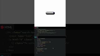 Search Input in HTML & CSS