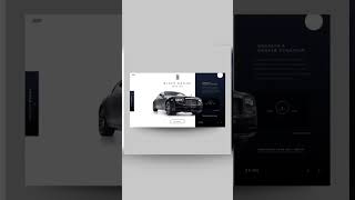 Rolls Royce car website using html and CSS #shorts #shortsfeed #asmrvideos