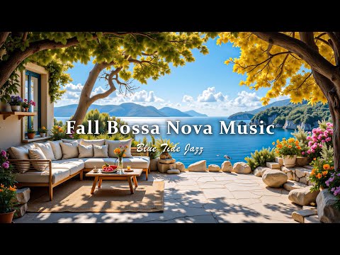 Fall Bossa Nova in Ocean View - Smooth Café Guitar & Sea Breeze Sounds for Peaceful Relaxation