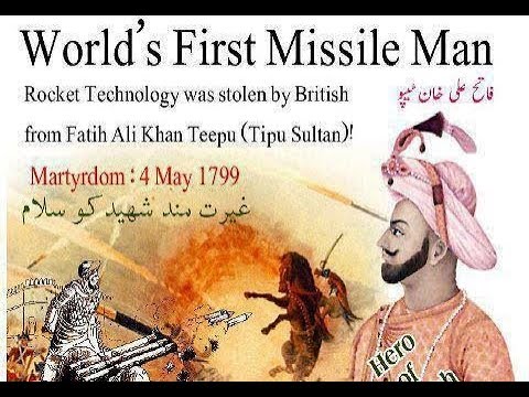 Tipu Sultan Tiger Of Mysore first missile man